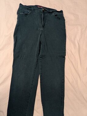 Teal jeans